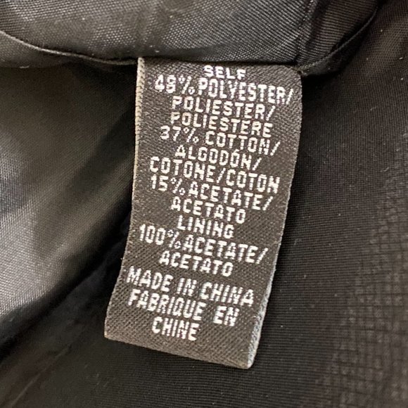 Tibi Black & Bronze Floral Print Cocktail/Party Dress V-Neckline US6 - G - Picture 5 of 16